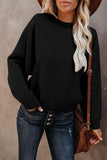 Crew Neck Raglan Sleeve Sweatshirt