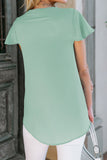 V Neck Short Sleeve Tee