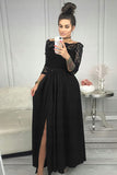 Off Shoulder Lace Bodice High Waist Maxi Skirt Evening Dress