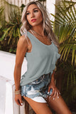 Waffle Texture Tank Top