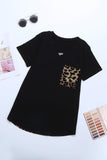 Printed Splicing T-Shirt
