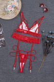 Sexy Lace Bralette Set with Garter Belts