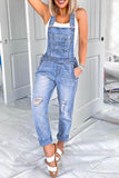 One-piece Denim Jumpsuit