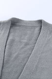 Striped Balloon Sleeve Cardigan