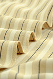 Striped Buttons Closure Long Sleeve Shirt