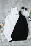 Turtleneck Cold Shoulder Sweater