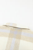 Plaid Print Pocket Women Shacket