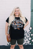 Short Sleeve Take Me Home Graphic Plus Size Top