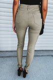 Casual Stretch High Waist Skinny Pants