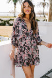 Ruffle Tiered Babydoll Style Mini Dress