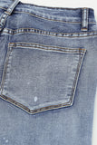 Bleach Splatter Boyfriend Straight Jeans