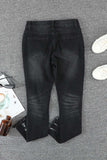 High Rise Distressed Skinny Jeans