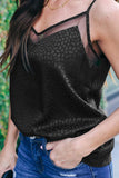 Embossed Mesh Cami Tank