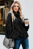 Cuddle Weather Cable Knit Handmade Turtleneck Sweater