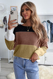 Pullover Colorblock Winter Sweater