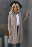 Slouchy Pocketed Knit Longline Cardigan