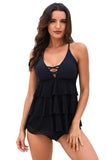 Cross Strap Tankini Set