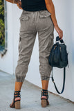Drawstring Cargo Pocketed Joggers