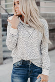 Long Sleeve Leopard Print Top