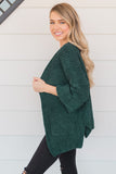 Norway Chenille Pocketed Cardigan