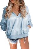 Cotton Pocketed Tie-dye Hoodie