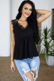 From A Dream Lace Tank Top with Vest