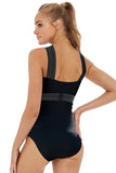 High Neck One Piece Swimwear