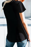 V Neck Short Sleeve Tee