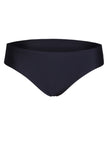 Solid Black Full Back Coverage Swimming Panty