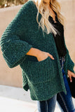Norway Chenille Pocketed Cardigan