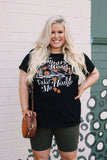 Short Sleeve Take Me Home Graphic Plus Size Top
