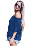 Off The Shoulder Knot Front Top