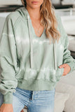 Cotton Pocketed Tie-dye Hoodie