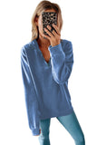 Zip Collar Sweatshirt