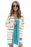 Rainbow Striped Cardigan