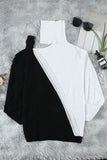 Turtleneck Cold Shoulder Sweater