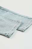 Vintage Wash Distressed Boyfriend Jeans