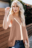 Khaki Bold Beautiful Racerback Tank