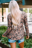V Neck Buttoned Flowy Top