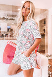 Lips Leopard Print Summer Lounge Set