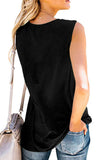 Sunflower American Flag Star Casual Tank