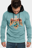 Desert ROAM FREE Graphic Pocketed Men's Hoodie