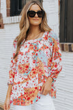 color Palettes Floral Print Blouse