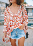 Boho Print Free Flowing Tunic