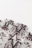 Python Print Short Sleeve Shirt    Leopard Print Short Sleeve Shirt