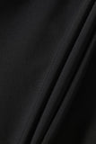 Plus Size Black Skirted Swim Bikini Bottom