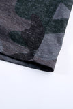 Crew Neck Star Print T-shirt with Pocket