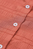 Turn-down Collar Textured Shirt