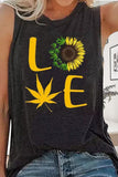Sunflower Letters Graphic Tank