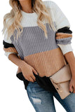 Casual Colorblock Sweater